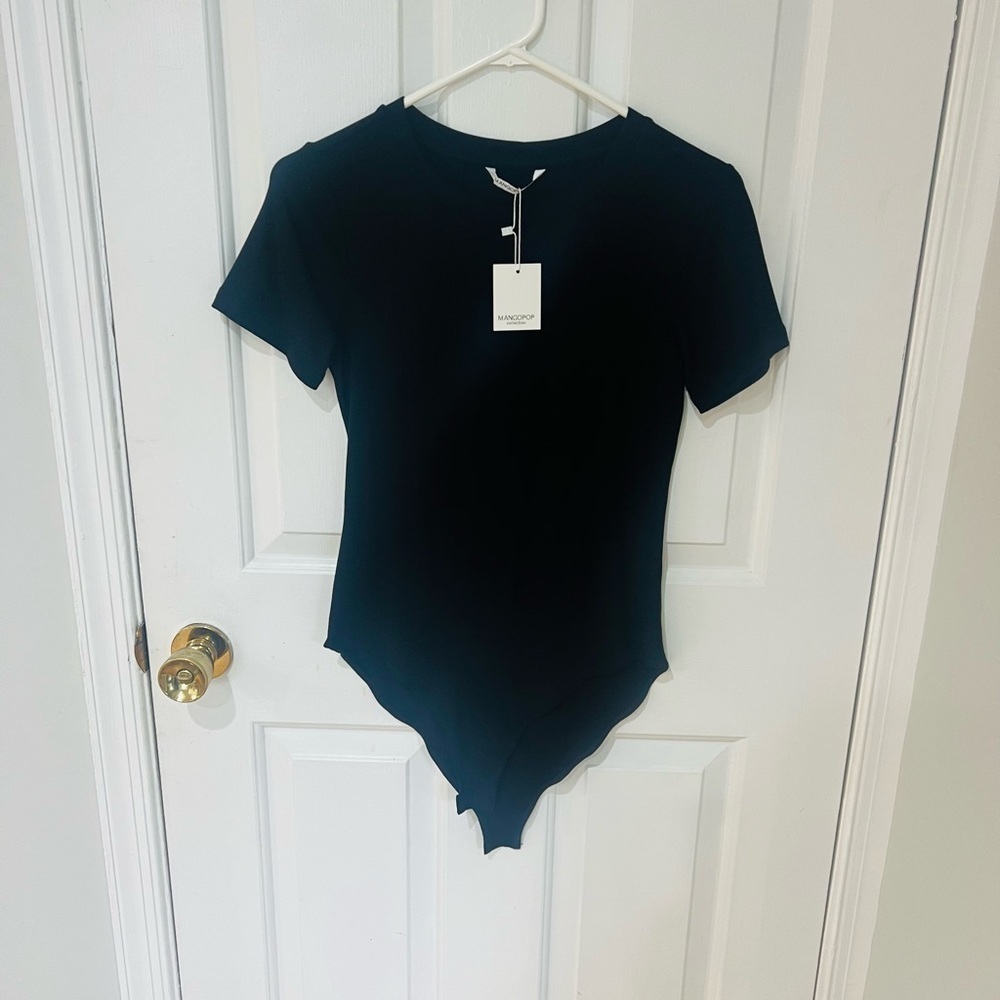 Short sleeve bodysuit, Black large